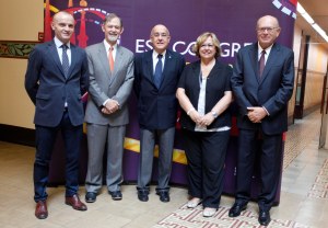 Presentación del Congreso de la Sociedad Europea de Cardiología, que se celebra del 30 de agosto al 3 de septiembre en Barcelona.
