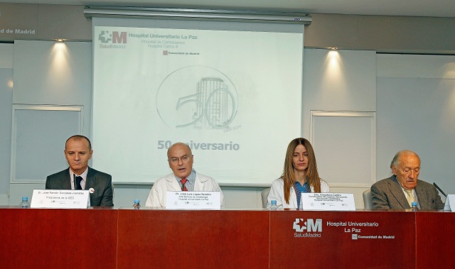 José Ramón González-Juanatey ha participado en la presentación del Proyecto Mimocardio, acompañado por José Luis López Sendón, Almudena Castro y Leandro Plaza.