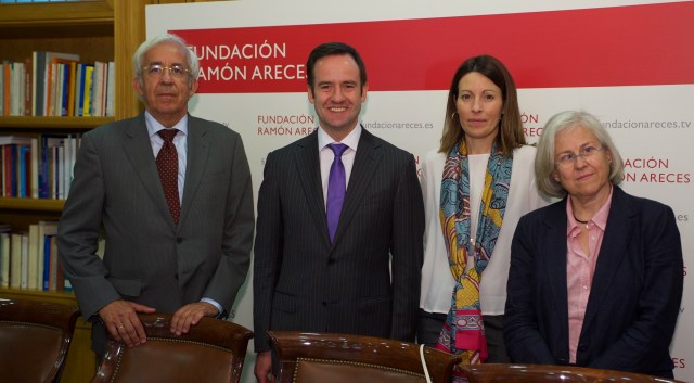 Los Dres. García Fernández, Plana, López Fernández y Zamora.