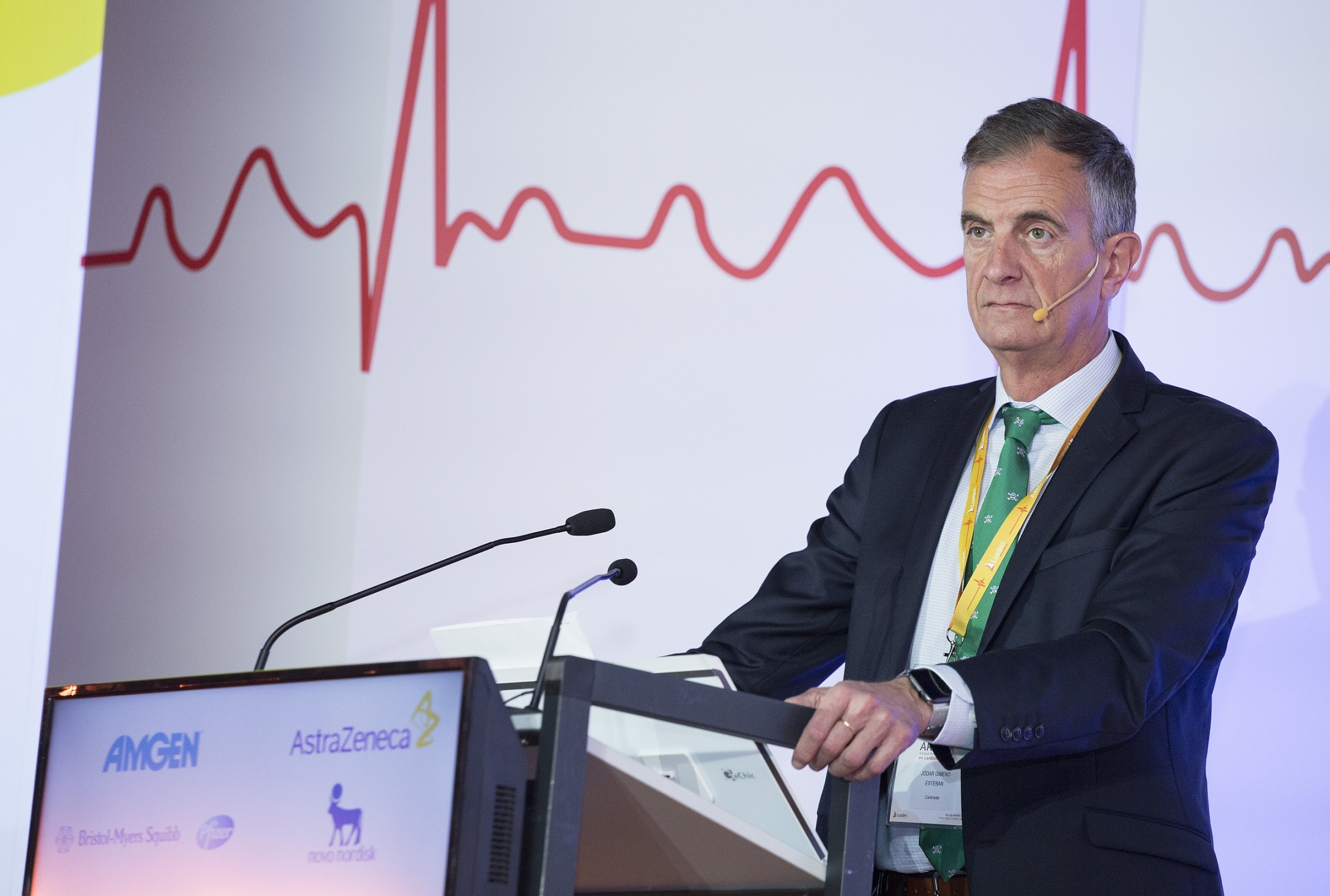 Dr. Esteban Jódar, durante la I Edición de la Revisión Anual de los Congresos de Riesgo Cardiovascular.